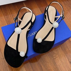 Stuart Weitzman Black Sandal